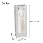 Wine Bags  20pcs Silver 4 92 x3 35 x14 2  For Wedding Birthday Party Supplies