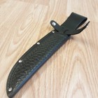 Sheaths For Straight Knife Fits Up To 6  Blade Basketweave Leather Construction