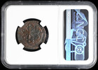 Byzantine  Anonymous Christ Follis  1075-1081 Ad  Class I  Ngc Certified  Scarce