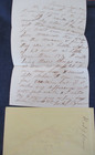 1857 Ludlowville New York Cancel On Cover With Letter