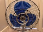 Vtg Panasonic F-40aub 16    Electric Fan Tested Working Large Blue Rare  video 