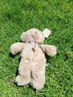 Russ Teddy Bear Plush Caress Soft Pets Tan Stuffed Animal  4568 Brown Bow Tie 