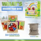 Toyerz Wooden Puzzle Educational   Learning Montessori Toy For Kids Babies 23pcs