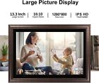 New Aeezo 13 3 Inch Large Digital Picture Frame Canupdog Wifi Touch Photo 8gb
