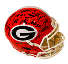 2025 Georgia Bulldogs Team Signed Autograph Football Helmet Coa Stockton 50 