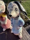 Vintage Anthropomorphic Salt Pepper Shakers Set Dalmation Dog Japan 1950s