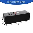 14-15 Gallon 53l Aluminum Fuel Cell Tank Universal Racing Marine Sensor