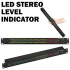 Dual 40led Sound Level Meter Stereo Music Audio Spectrum Db Display Analyzer