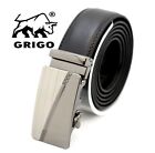 Men s Automatic Click Lock Buckle Waist Strap Dress Comfort Black Belt Casual