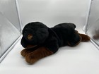 Kids Preferred Rottweiler Puppy Dog Plush Stuffed Animal Black Brown Realistic