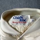 Vtg Chalkline Satin Snap Jacket Sz Small Soft 2 Touch Coat 80s Usa Made