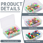 Fteven 400pcs Flat Head Straight Pins Kits  Sewing Flat Head Pins Set  Colored H