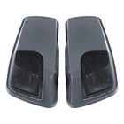 Gray 5x7 Hard Saddlebag Lids Speaker Cutout For Harley Cvo Road Glide 2018 2022