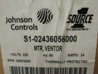 York S1-02436056000 Draft Inducer Blower Motor  230 Volt  60hz  1 16hp  1ph