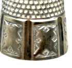 Antique Usa Ketcham And Mcdougall  Sterling Silver Thimble  10