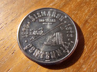 Bismarck N d  100th Annv Nickel Silver Medal Token