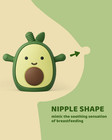 Baby Teething Toy Silicone Avocado Teething Mitten