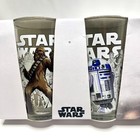 Star Wars - Pint Glass Set Of 4  brand New  Yoda R2d2 Chewbacca Leia