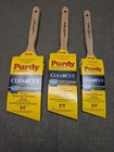 Set Of 3 Purdy Clearcut Angle Paint Brushes 3in  2 5in  2in
