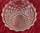Fostoria American Glass Ice Bucket Or Bowl 6  On Top 24 Starbursts Bottom Vtg