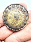 Uncommon Antique Hatpin Superbly Finely Molded Glass Zeeuwse Awesome Collectible