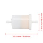 4 Pack 5 16  Inline Diesel Fuel Filter 12581-43012 For Kubota Zd21 Zd25 Zd323