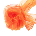 Orange Organza Chair Sashes Tie Chair Bows Ribbon Wedding Birthday Party Decor
