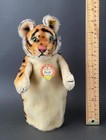 Rare Steiff Tiger Hand Puppet   All Ids 1952-58 Vintage Mr Rogers Daniel Toy