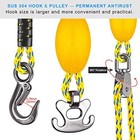 Seleware Heavy Duty Boat Tow Harness For Tubing  Boat Tow Rope With Stainless St