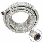4an 6an 8an 10an 12an Nylon   Stainless Steel Braided Fuel Hose Oil Gas Air Line