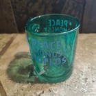 Rick   Morty Peace Among Worlds Green Glass Coffee Mug 10oz 