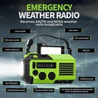 Fospower Fospwb2376 Emergency Solar Crank Portable Noaa Weather Radio -   