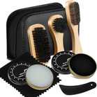 7pcs Cleaning Brushes Repair Set Boots Shoe Shine Polish Leather Shoes Care Tool