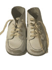 Vintage Stride Rite Baby Hard Bottom White Walking Shoes Infant Baby Size 3 5 D