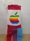 Vintage Windsport Apple Computer Co  Windsock Rare Rainbow Color Pride 80s