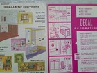 Meyercord Vintage Decals-nursery Animal-dog Cat Lamb Fox Bunny Colorful-2 Sheets