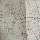 Zarren Handzaeme North Of Ypres Belgium Ww1 Trench Map 1 10 000 20 Ne Jan 1918