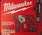 Milwaukee 2612-259 M18 Cordless 5 8  Sds Plus Rotary Hammer 220-240v  tool Only 