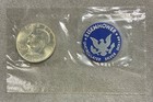 1971 S Eisenhower Uncirculated Silver Dollar - Original Packaging