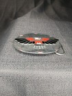 Vintage 1992 Siskiyo Thunderbird Native American Bird Design Belt Buckle Usa 