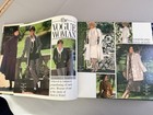 Vintage Vogue Pattern Portfolio Counter Book Nov1983 Ysl Valentino Dior Balmain