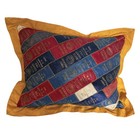 1920s Butte North Dakota Fair Folk Art Silk Ribbon Award Souvenir Quilt Pillow