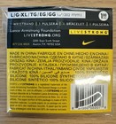          Nike Livestrong Authentic Wristband Bracelet New  size L g-xl  8  202 Mm