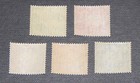Gb Kgvi 1937 Definitives Sideways Watermark Set Sg462i-466i  Mint Unmounted Mnh