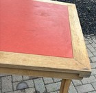 Vintage Stakmore Folding Card Table Mid Century Modern Mcm Square Or Rectangle