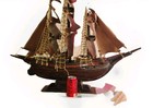 Vintage Large Mayflower Handmade Ship Assembled 27  Nice Wooden Show Piece
