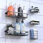 5 Pack set Shower Caddy Adhesive Shower Organizer For Bathroom Storage   Kitchen