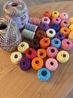 Mixed Lot Of Ff Size Cotton Crochet Thread
