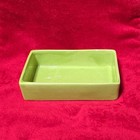 Vintage Mcm Royal Haeger Pottery 3 Horse Head Box Green  lightly Chipped 