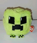 Ty Beanie Bouncers 2026 Creeper  minecraft   3-4 Inch  New Plush Bouncy Ball Toy